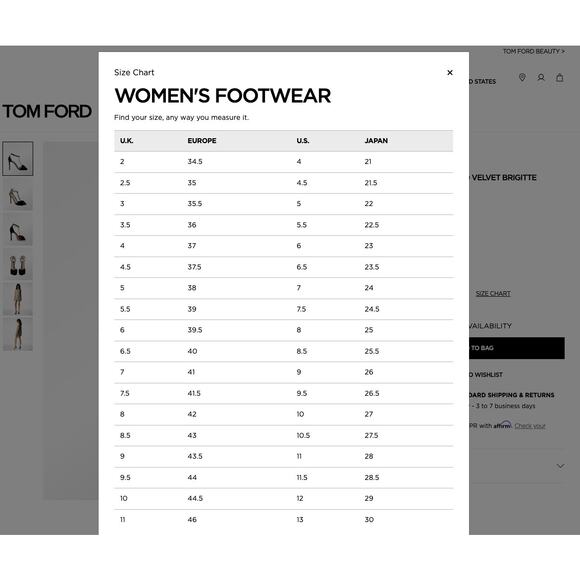 TOM FORD | Velvet Brigitte Sandal in Black T-Strap Open Toe Bow Heels 40 / 8.5 - Picture 16 of 16